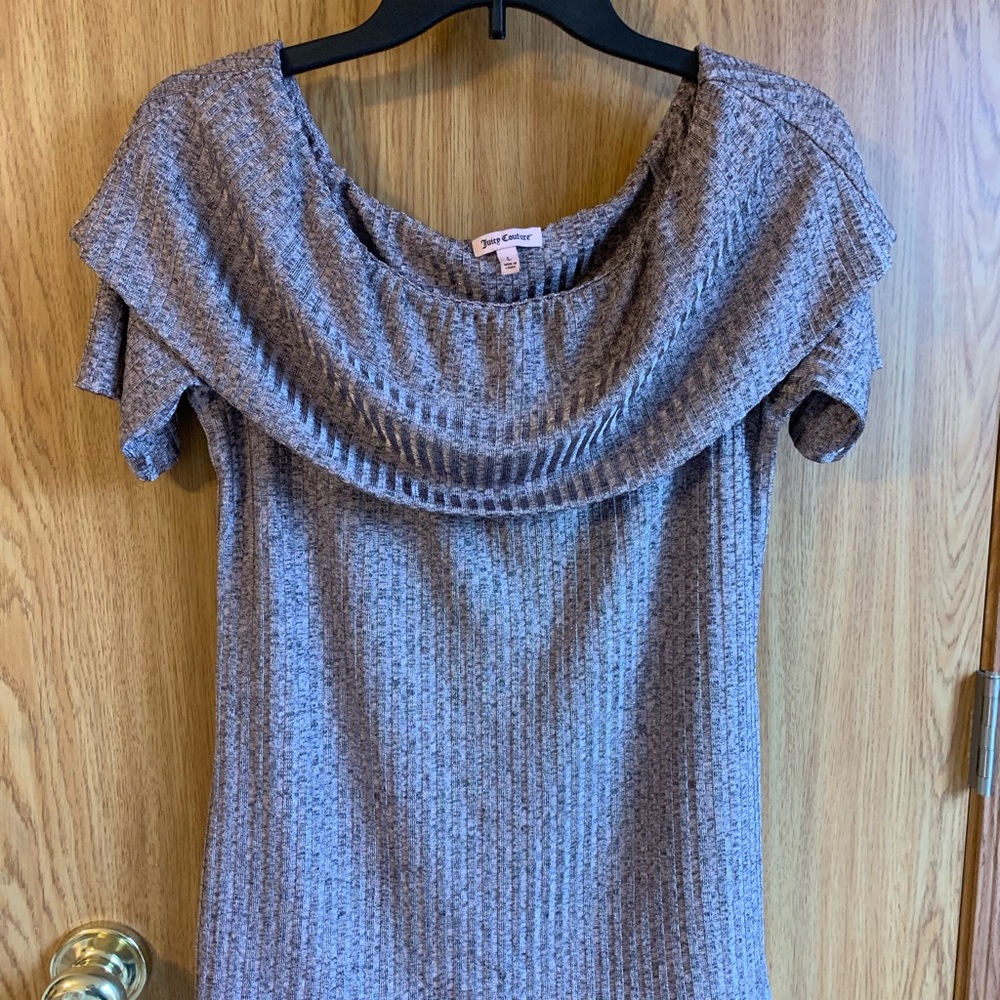 Juicy Couture Cowl Neck Blouse/Shirt sz L